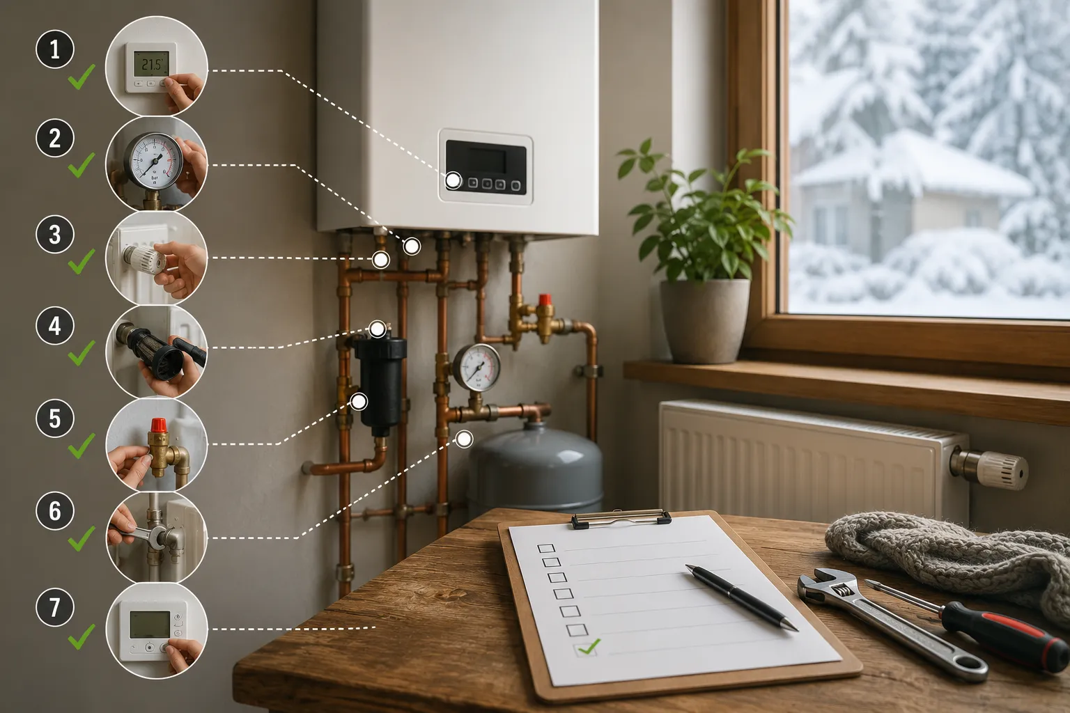 Jak przygotować instalację grzewczą do sezonu zimowego? Lista kontrolna krok po kroku