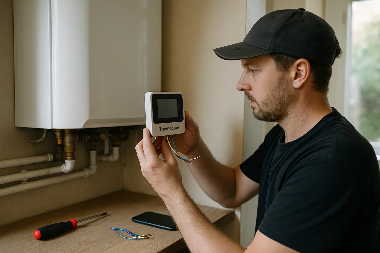 connecting the ThermoCore device to the heating system — ThermoCore – Innowacyjne Sterowanie dla Twojego Ogrzewania