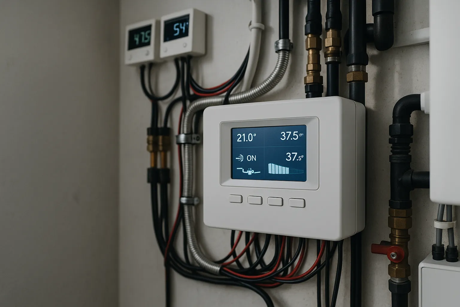 The control panel is actively displaying data, suggesting ongoing monitoring and system performance. — Typowe błędy prz…